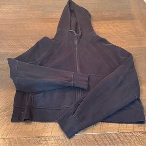 Scuba oversized full zip hoodie